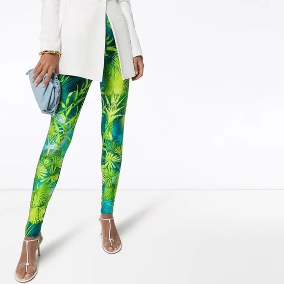 Versace Jungle Print Leggings - Picture 1 of 10
